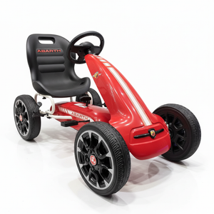 Abarth Go-Kart | Go-Kart mit Gummireifen - Rot