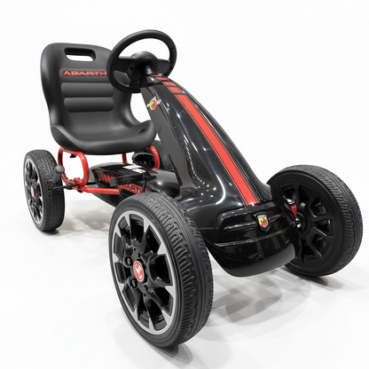 Abarth Go-Kart | Go-Kart mit Gummireifen - Rot