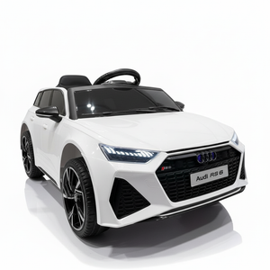 Audi RS6 | Elektrisches Kinderauto - Weiß