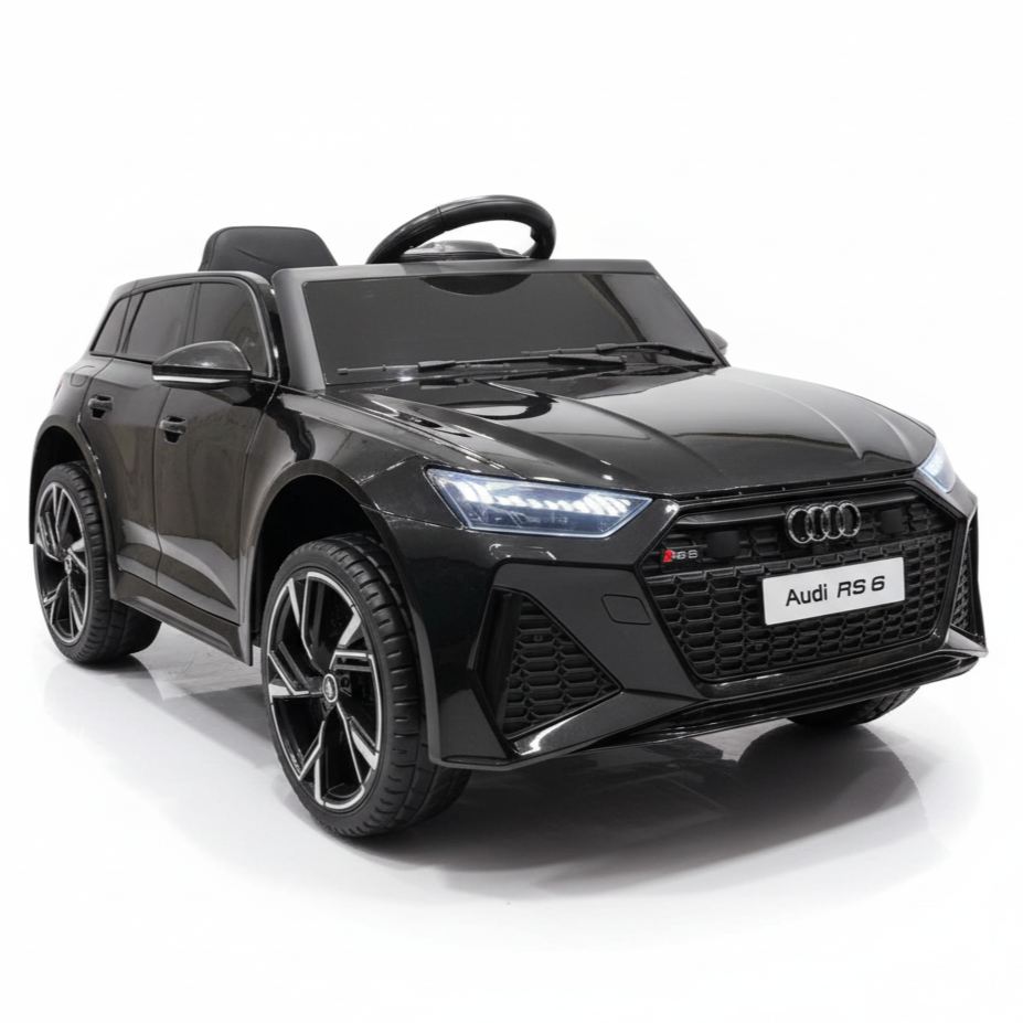 Audi RS6 | Elektrisches Kinderauto - Schwarz