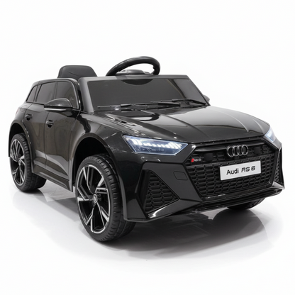 Audi RS6 | Elektrisches Kinderauto - Schwarz