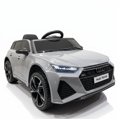 Audi RS6 | Elektrisches Kinderauto - Schwarz