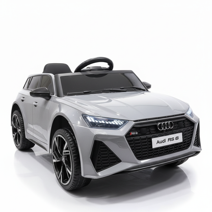 Audi RS6 | Elektrisches Kinderauto - Weiß