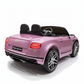 Bentley Continental GT | Elektrisches Kinderauto - Pink