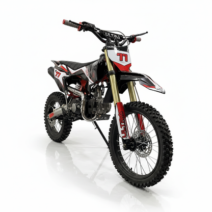 CarKiddo | Crosser 125cc PromaX 4-Takt - Rot | Max. 90 km/h