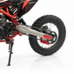 CarKiddo | Crosser 125cc PromaX 4-Takt - Rot | Max. 90 km/h
