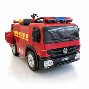 CarKiddo | Elektrisches Feuerwehrauto – mit Feuerlöscher und Helm