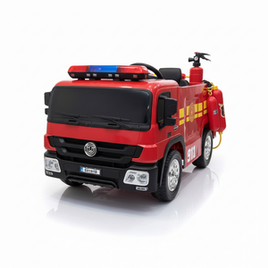CarKiddo | Elektrisches Feuerwehrauto – mit Feuerlöscher und Helm