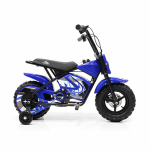 CarKiddo | Elektrisches Crossbike Monkey - Blau | Max. 16 km/h
