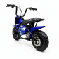 CarKiddo | Elektrisches Crossbike Monkey - Blau | Max. 16 km/h