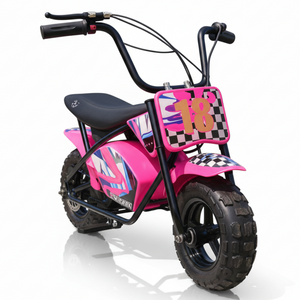 CarKiddo | Elektrisches Crossbike Monkey - Pink | Max. 16 km/h
