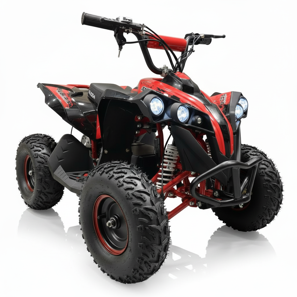 CarKiddo | Elektrisches Kinderquad 1000W Rot