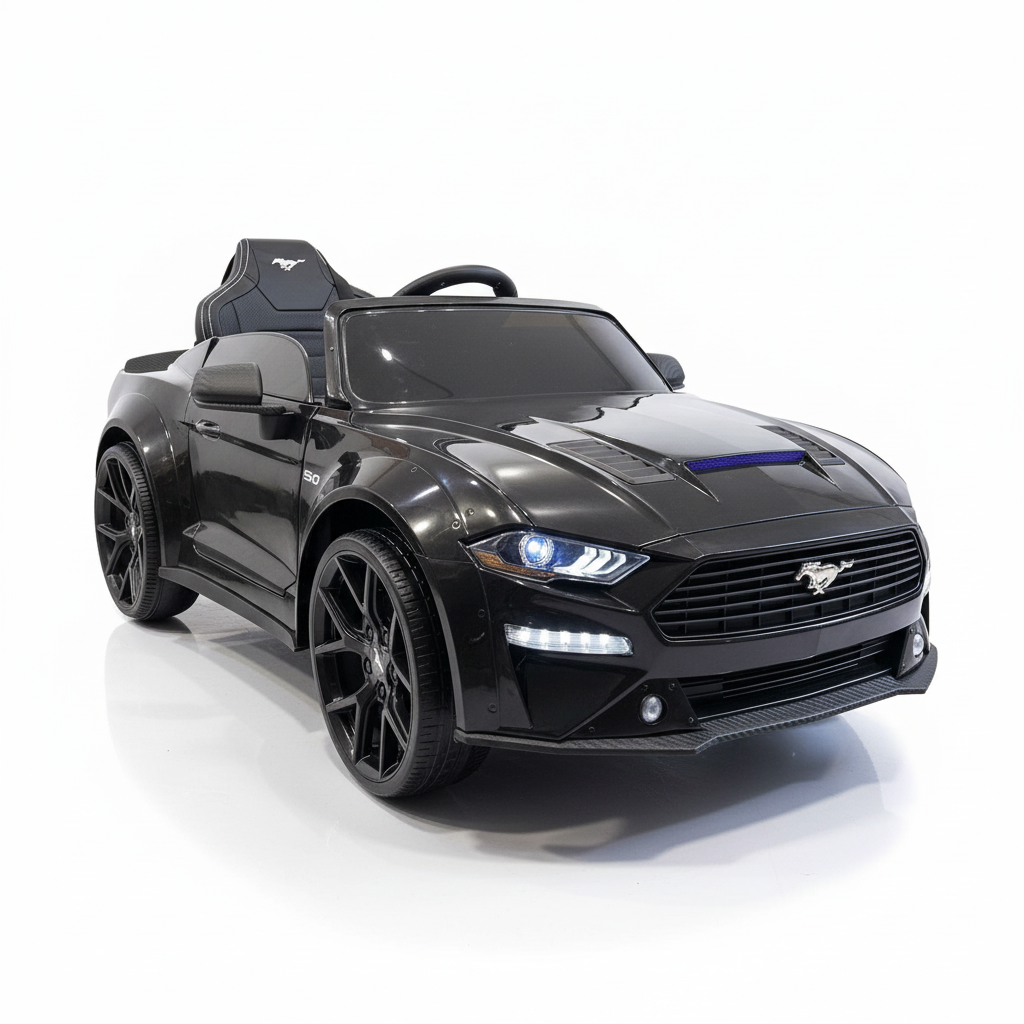 Ford Mustang 24V | Elektro-Kinderauto - Schwarz