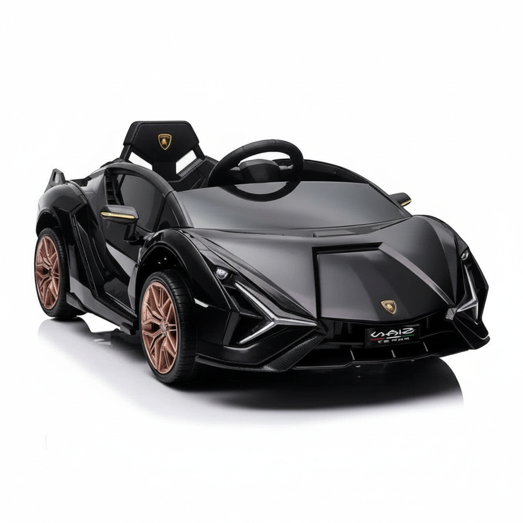 Lamborghini Sian | Elektrisches Kinderauto - Schwarz