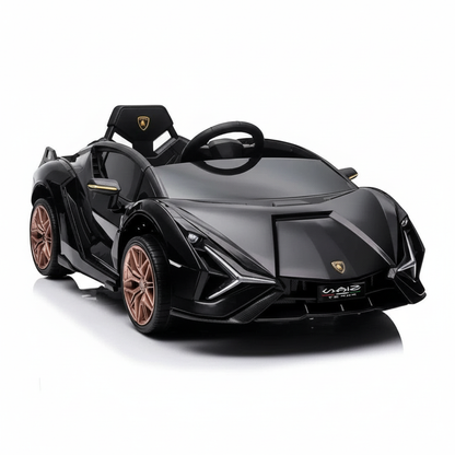Lamborghini Sian | Elektrisches Kinderauto - Schwarz
