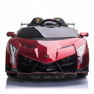 Lamborghini Veneno | 2-Personen-Kinderauto 4x4 – Rot
