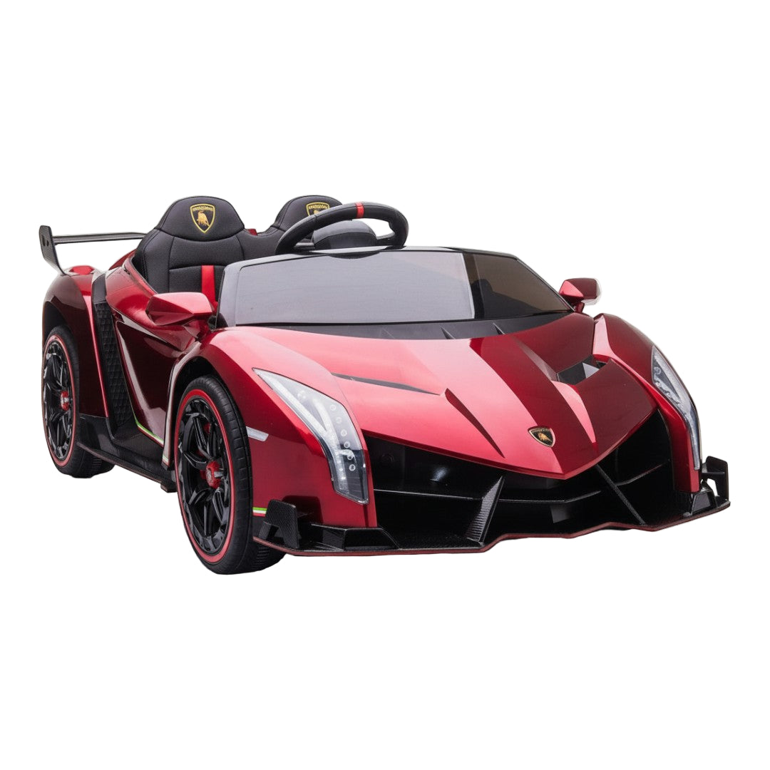 Lamborghini Veneno | 2-Personen-Kinderauto 4x4 – Rot