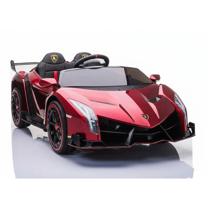Lamborghini Veneno | 2-Personen-Kinderauto 4x4 - Rosa
