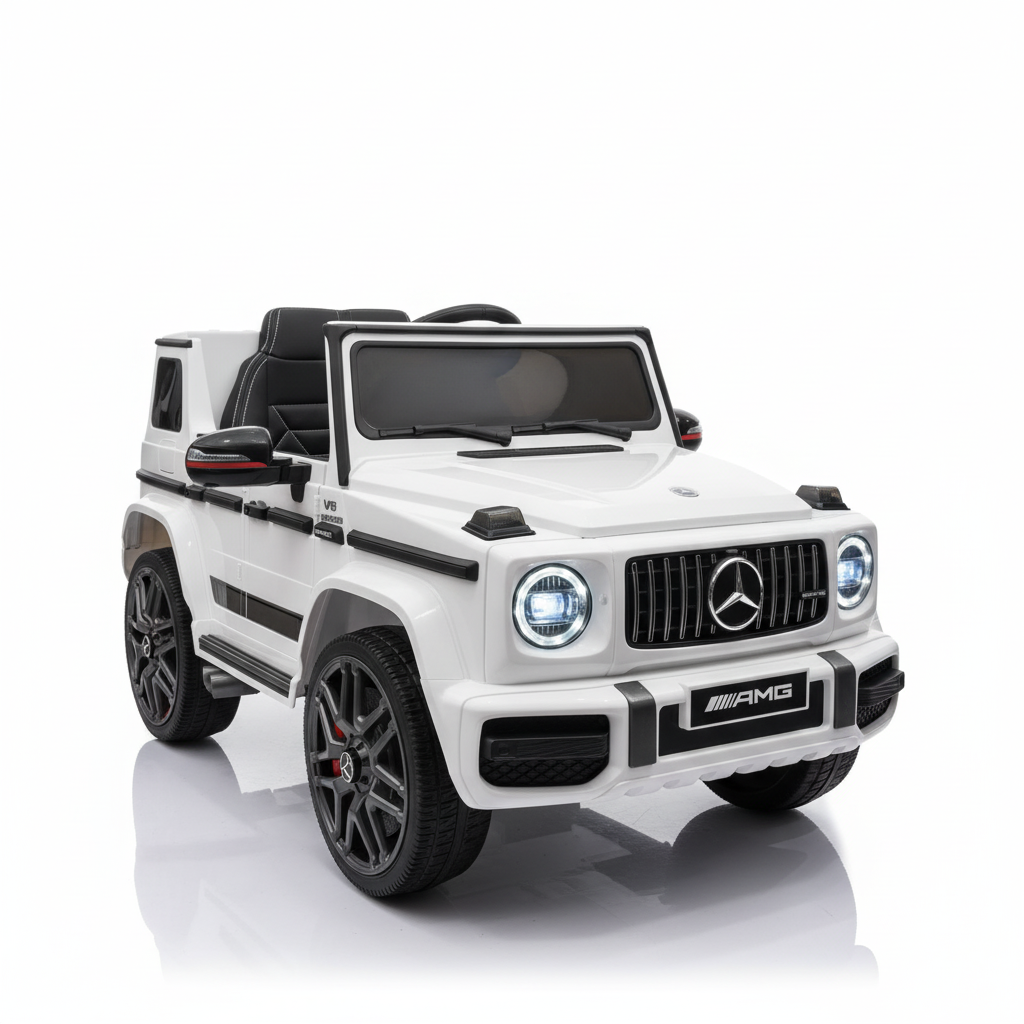 Mercedes-Benz G63 AMG | Elektrisches Kinderauto - Weiß
