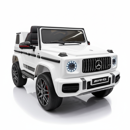 Mercedes G63 AMG 24V - XL | Elektro-Kinderauto - Weiß