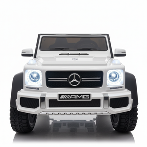 Mercedes G63 AMG 6x6 | Elektro Kinderauto 1-Sitzer - Weiß