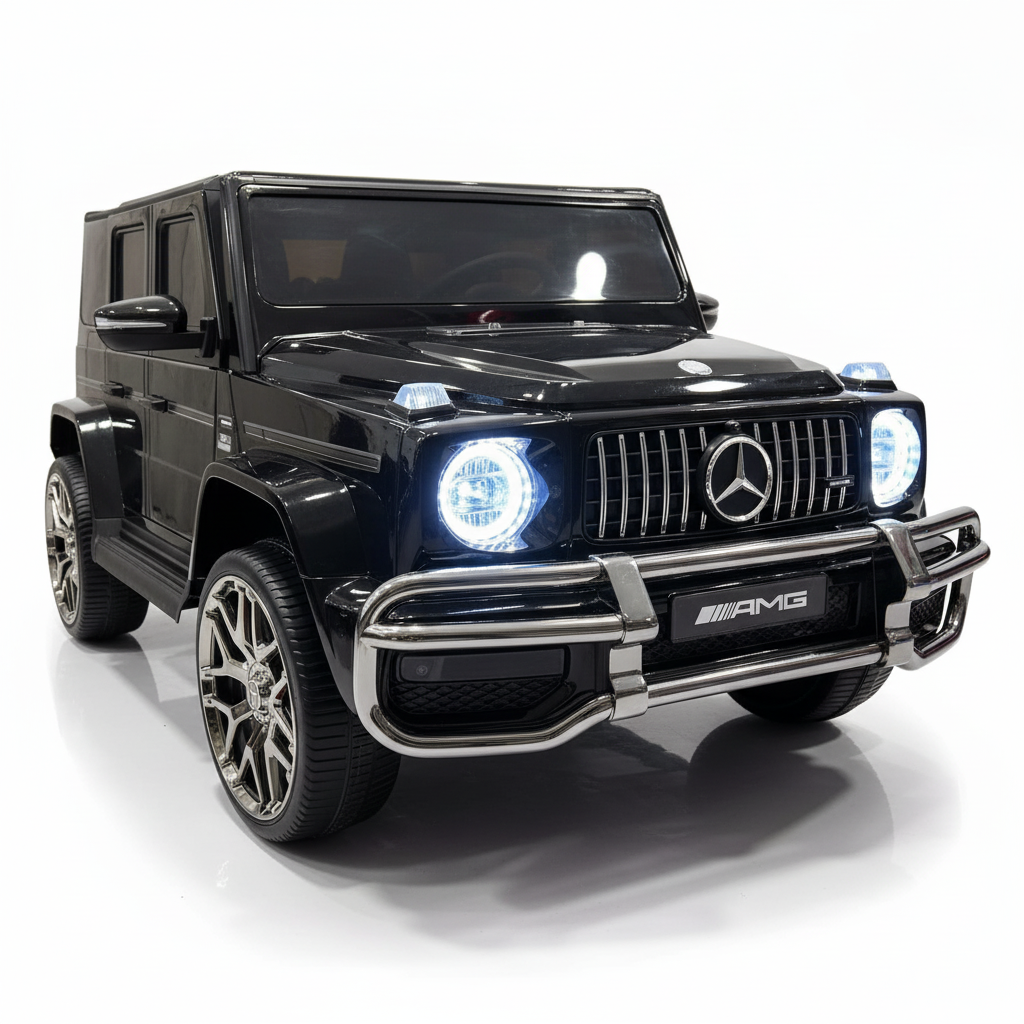 Mercedes G63 AMG | Elektro-Kinderauto 2-Personen - Schwarz