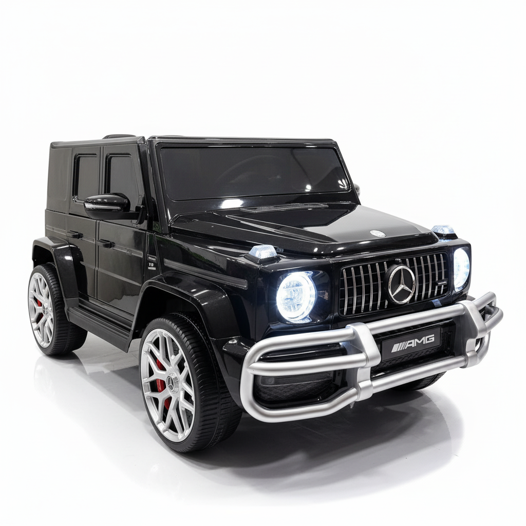 Mercedes G63 AMG | Elektro-Kinderauto 2-Personen - Schwarz