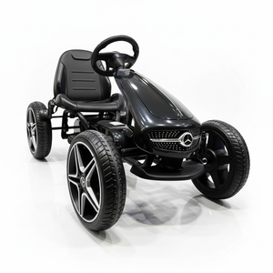 Mercedes Go-Kart | Go-Kart mit Gummireifen - Schwarz