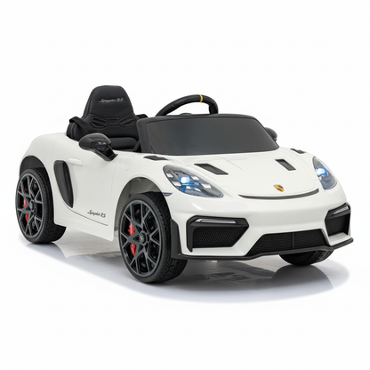 Porsche 718 RS Spyder | Elektrisches Kinderauto - Gelb