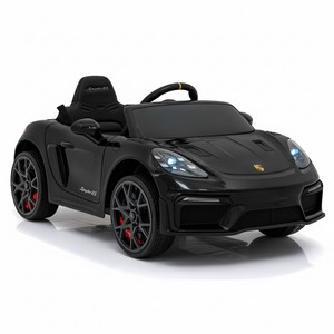 Porsche 718 RS Spyder | Elektrisches Kinderauto - Schwarz