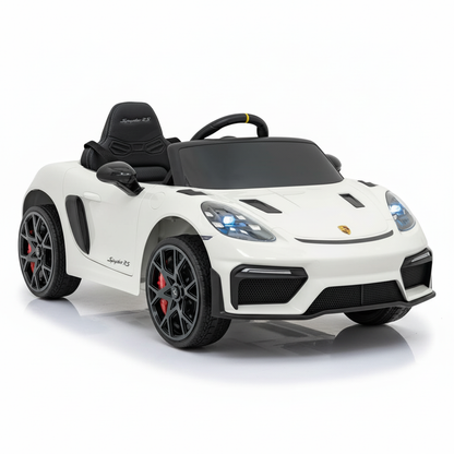 Porsche 718 RS Spyder | Elektrisches Kinderauto - Weiß
