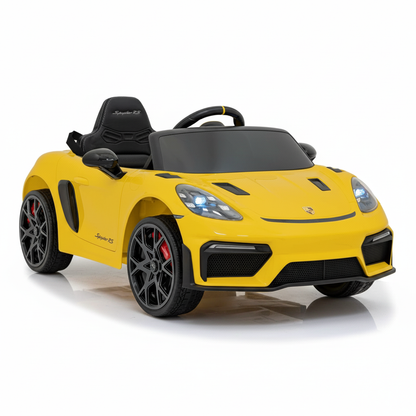 Porsche 718 RS Spyder | Elektrisches Kinderauto - Schwarz