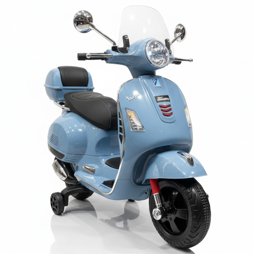 Vespa GTS | Elektrischer Kinderroller - Blau