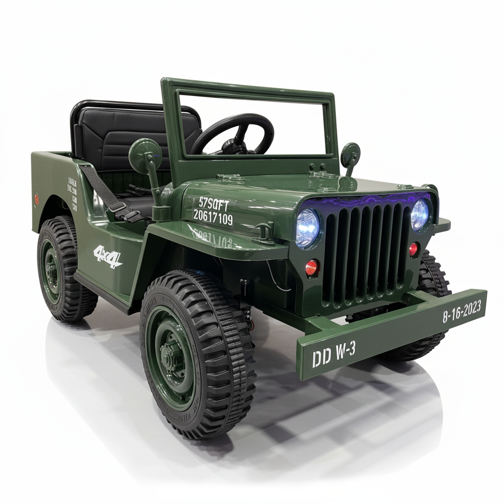 Willys Elektro-Kinderjeep Matcha 1-Sitzer 4x4