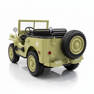 Willys Jeep Khaki 3-Sitzer 24V Allradantrieb