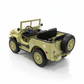 Willys Jeep Khaki 3-Sitzer 24V Allradantrieb
