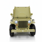 Willys Jeep Khaki 3-Sitzer 24V Allradantrieb