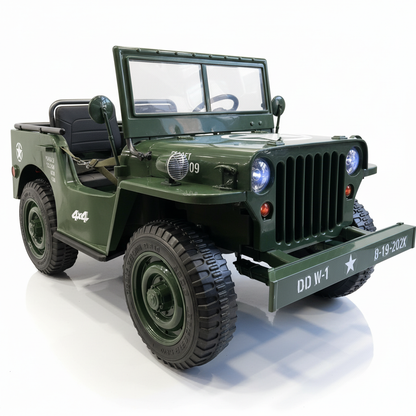 Willys Jeep Matcha | 3-Sitzer 24V - Allradantrieb