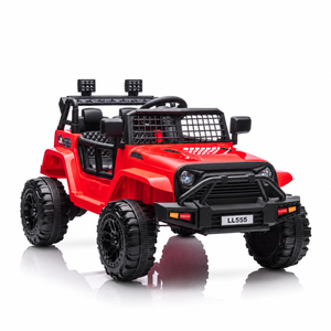CarKiddo | Elektrischer Kinderjeep Jungle – Rot FULL-Option