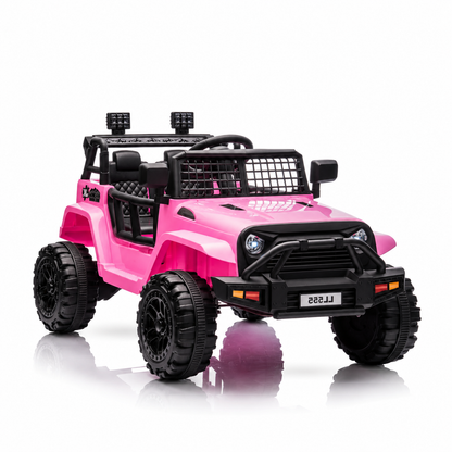 CarKiddo | Elektrischer Kinder-Jeep Jungle - Rosa FULL-Option