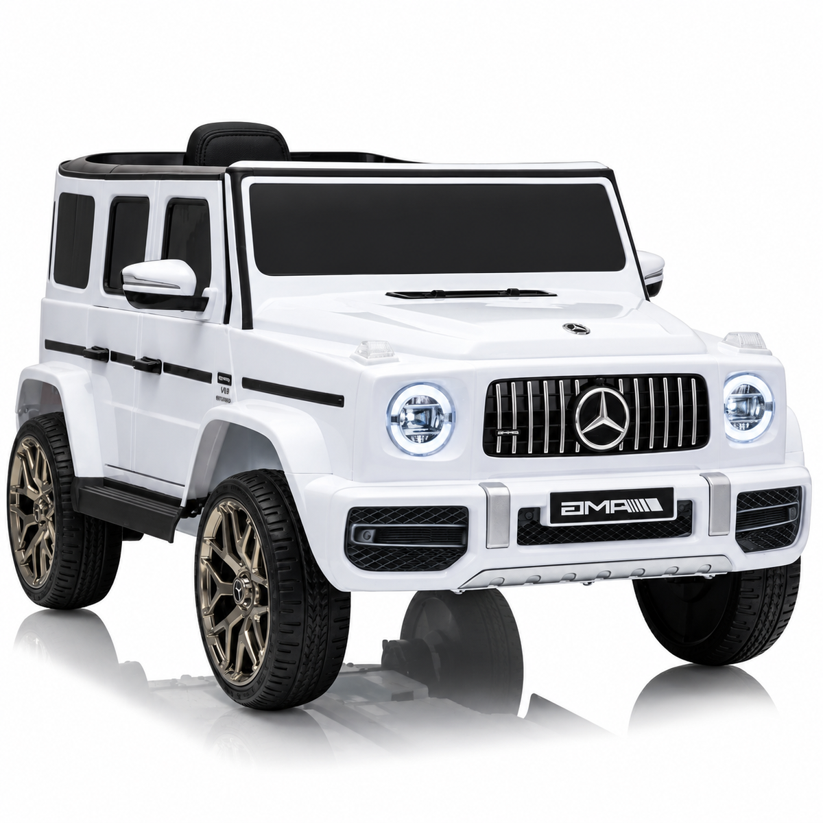 Mercedes-Benz G63 AMG | Elektrisches Kinderauto - Weiß