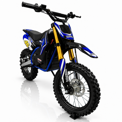 CarKiddo | Elektro-Crossbike 2000W - Blau | Max. 50 km/h