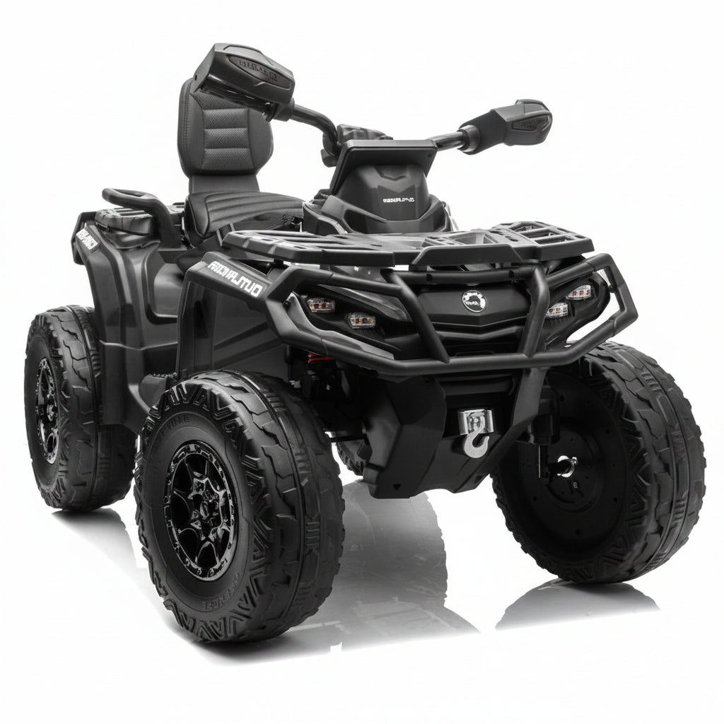 Can-Am | Elektrisches 2-Sitzer Kinderquad 24V - 4x4 - Schwarz
