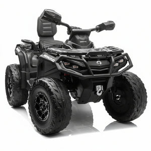 Can-Am | Elektrisches 2-Sitzer Kinderquad 24V - 4x4 - Schwarz