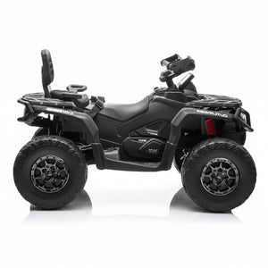 Can-Am | Elektrisches 2-Sitzer Kinderquad 24V - 4x4 - Schwarz
