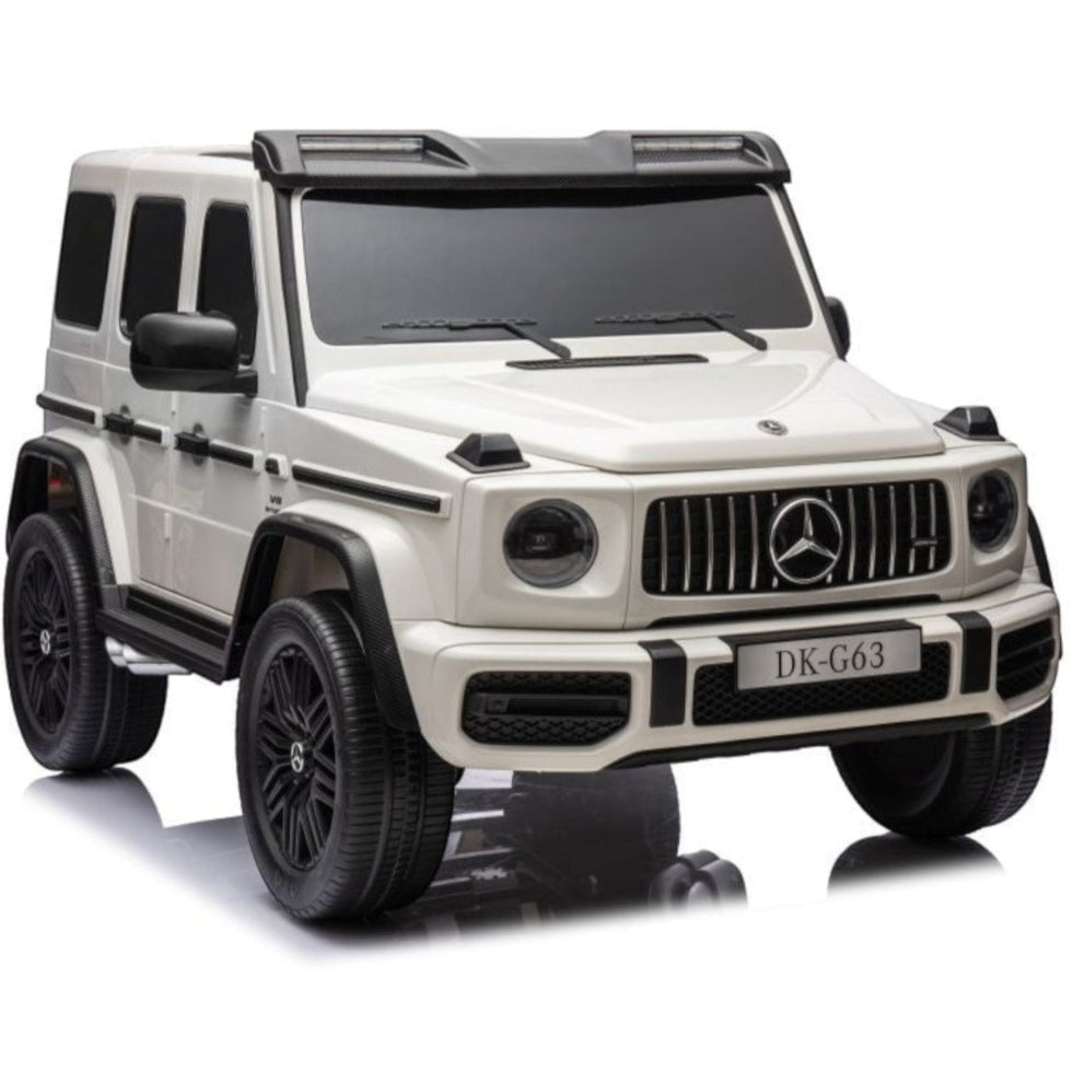 Mercedes G63 AMG 24V -XXL | 2-Sitzer - Elektro Kinderauto - Weiß