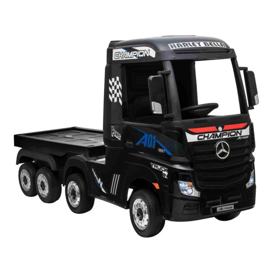 Mercedes Actros + Anhänger | Elektrischer Kinder-LKW