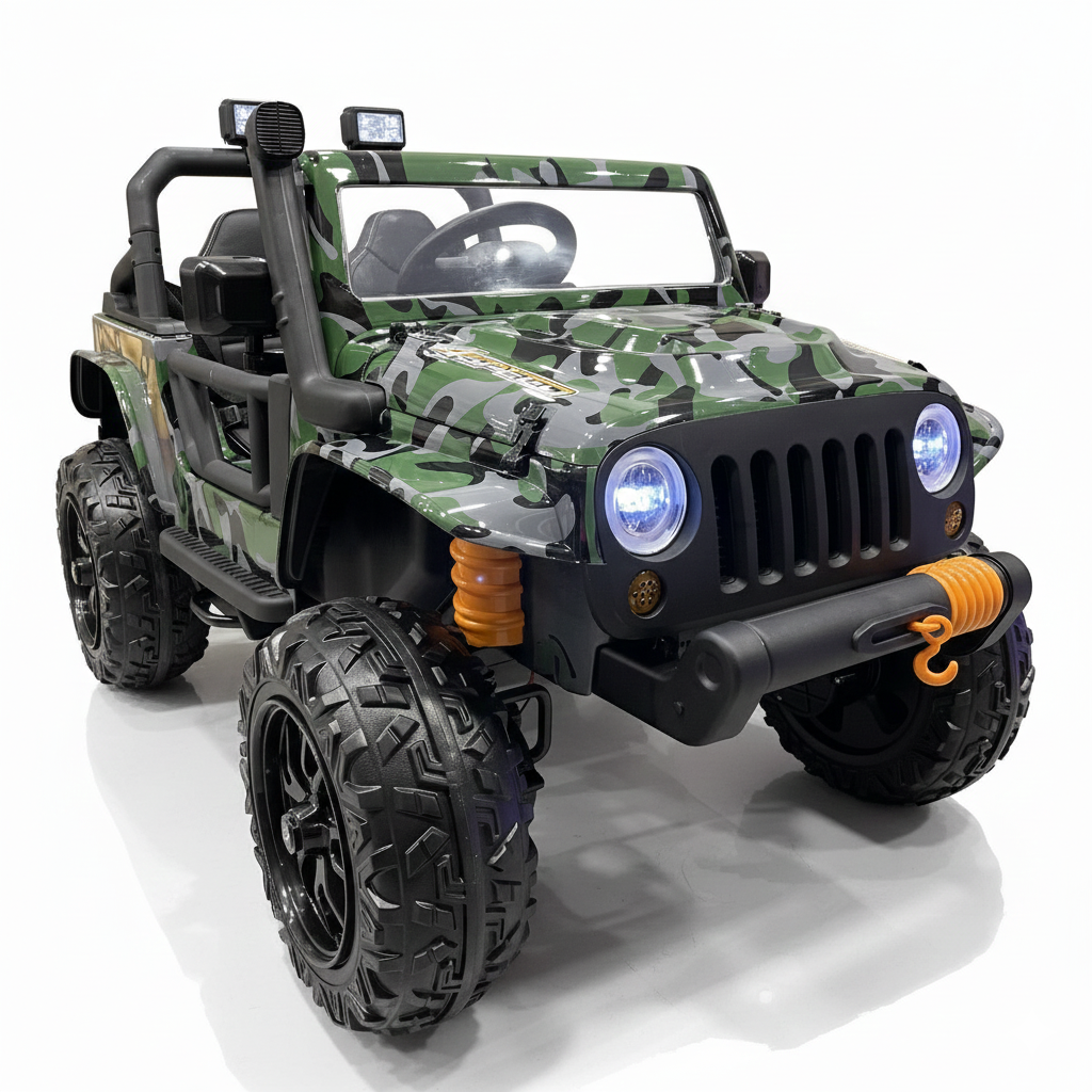 Gladiator Kinderjeep | 1 Kind + 1 Erwachsener - Camo