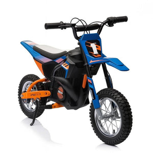 CarKiddo | Elektrischer Minicrosser 24V - Blau/Orange