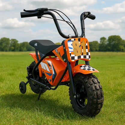 CarKiddo | Elektrisches Crossbike Monkey - Blau | Max. 16 km/h